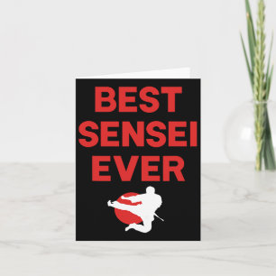 Carte Meilleur Sensei Jamais Karate Judo Tae Kwon Do App