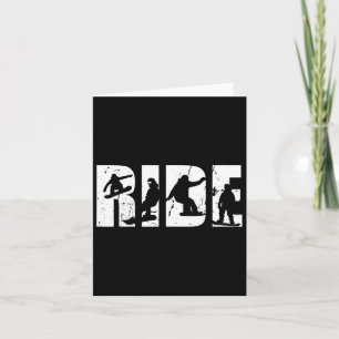 Carte Meilleur Snowboard Art Papa Hommes Père Snowboard