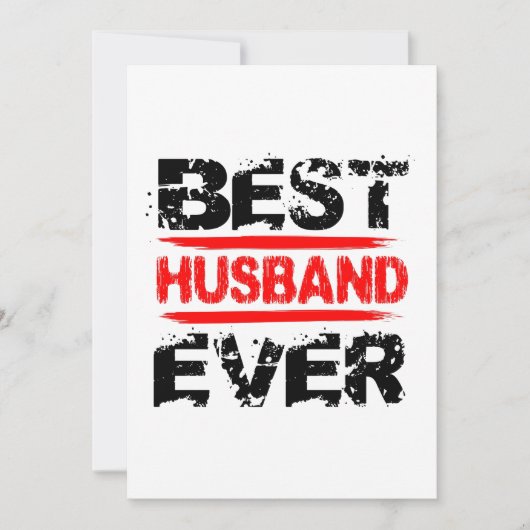 Carte Meilleur style de meute jamais utilisé Rouge et No (Devant)