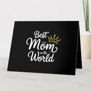 Carte Meilleur T-Shirt Maman Du Monde Femmes Meilleure M