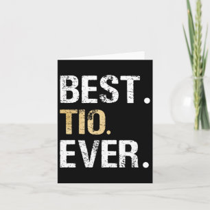 Carte Meilleur Tio Jamais Espagnol Latin Mexicain Cadeau