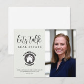 Carte Meilleur Vendeur Informations de Contact Photo Pro (Devant / Derrière)