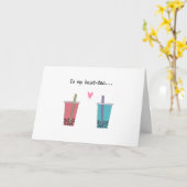 Carte meilleure amie drôle douce meilleure amie bubble t (Fleur jaune)