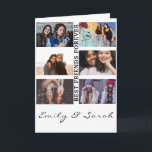 Carte Meilleure Amie Pour Toujours Collage personnalisé<br><div class="desc">Ce design dispose d'un modèle de collage facile où vous pouvez télécharger vos 6 photos préférées de votre meilleure amie.
Ce sera le cadeau parfait pour montrer votre amour pour votre meilleure amie le jour de son anniversaire.
Vous pouvez personnaliser le cadeau avec vos noms !</div>