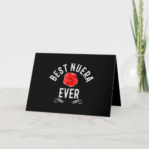 Carte Meilleure Belle-Fille Nuera Espagnole