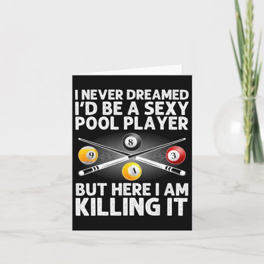 Carte Meilleure Conception De Pool Pour Hommes Femmes Bi (Devant)