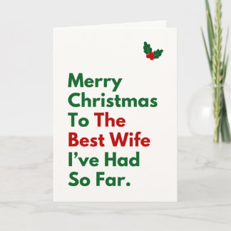 Carte Meilleure Femme Que J'Aie Eue Jusqu'À Présent Noël