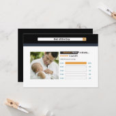 Carte Meilleure Fête des pères amusante (Devant/Arrière en situation)