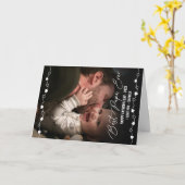 Carte Meilleure Fête des pères photo Papa Ever (Fleur jaune)