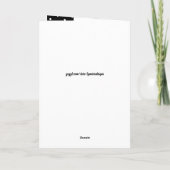 Carte Meilleure grand-mère jamais noir et blanc avec pho (Dos)