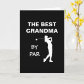 Carte Meilleure Grand-Mère Par Parc Golf Nana Gram Golfe (Fleur jaune)