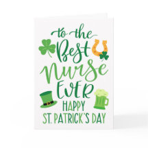 Meilleure infirmière jamais pour la Saint-Patrick