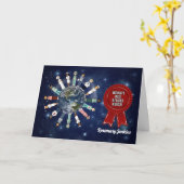 Carte Meilleure infirmière retraitée et admise au monde (Fleur jaune)