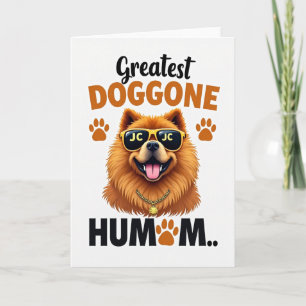 Carte Meilleure Journée de Maman Chienne