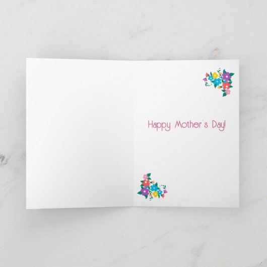 Carte Meilleure Mam Ever Mère's Day Hugs and Kisse (Intérieur)