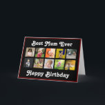 Carte Meilleure maman Birthday Instagram Photo Collage M<br><div class="desc">Customisez ce meilleur collage photo photo de maman design de carte de voeux pour célébrer avec votre Mère préférée. Un merveilleux cadeau pour lui faire sourire lors de sa journée spéciale ! Le design comporte une sélection de photos carrés. Ajoutez votre propre message dans la carte. Ajoutez dix de vos...</div>