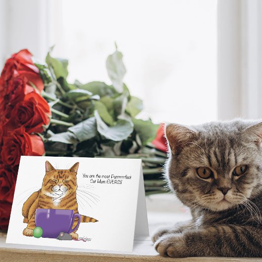 Carte Meilleure maman de chat de tous les temps !