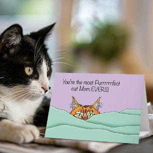 Carte Meilleure maman de chat de tous les temps !