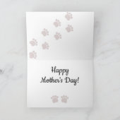 Carte Meilleure maman de chien avec un adorable chiot en (Intérieur)