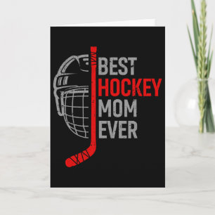 Carte Meilleure Maman de Hockey Drôle de Hockey - Fête d