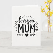 Carte Meilleure Maman du Monde (Fleur jaune)