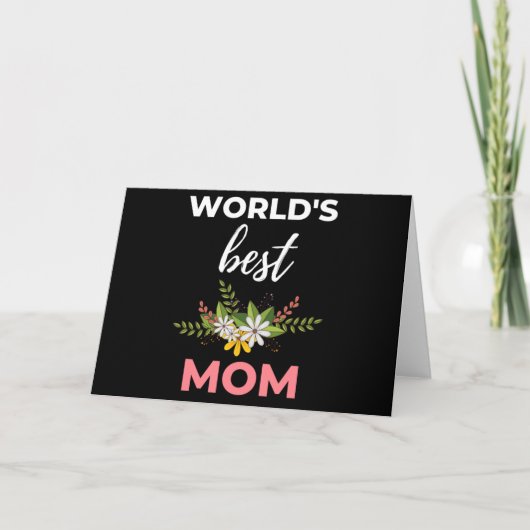 Carte Meilleure Maman du Monde (Devant)