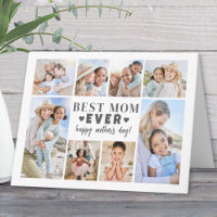 Meilleure Maman du Monde Collage de Photos Fête de