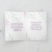 Carte Meilleure maman, Écriture Inspirante Fête des Mère (Intérieur)