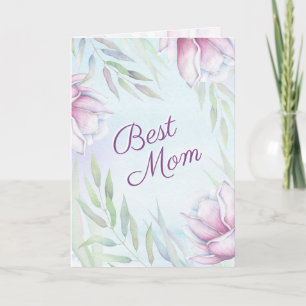 Carte Meilleure Maman, Écriture Inspirante pour la Fête
