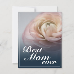 Carte Meilleure maman jamais avec Big Rose