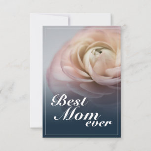 Carte Meilleure maman jamais avec Big Rose