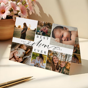 Carte Meilleure maman jamais Collage photo de la fête