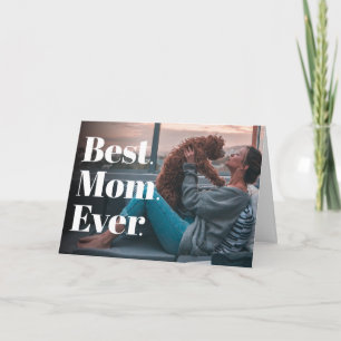 Carte Meilleure maman Jour Moderne Chien Maman Anniversa