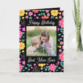 Carte Meilleure maman Joyeux Anniversaire Photo Collage (Devant)