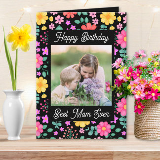 Carte Meilleure maman Joyeux Anniversaire Photo Collage