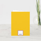 Carte Meilleure Maman Pour Toujours Fleurs Jaunes Person (Dos)