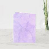 Carte ''Meilleure Maman Qui Soit'' vase à fleurs violet (Dos)