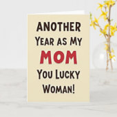 Carte Meilleure Maman Texte Gras (Fleur jaune)