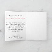 Carte Meilleure Maman Toujours Elephant Amour Fête des m (Intérieur)