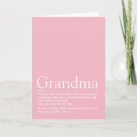 Meilleure Mamie Grand-mère Définition Rose