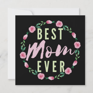 CARTE MEILLEURE MÈRE JAMAIS- MEILLEUR FLEURISTE FÊTE DES