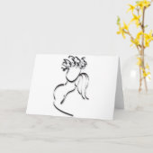 Carte Meilleure moitié (Fleur jaune)