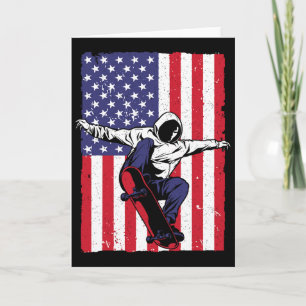 Carte Meilleure œuvre d'art pour skateboardeur pour homm