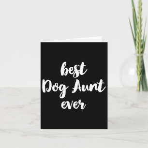 Carte Meilleure Tante de Chien Drôle Mignonne 