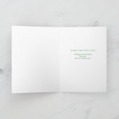 Carte Meilleure Tante pour la Saint-Patrick (Intérieur)
