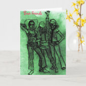 Carte Meilleurs amis (Fleur jaune)