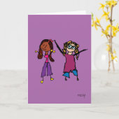 Carte Meilleurs amis (Fleur jaune)