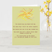 Carte Meilleurs amis (Fleur jaune)