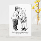 Carte Meilleurs amis (Fleur jaune)