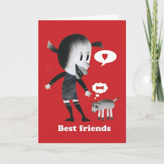 Carte Meilleurs amis (Devant)